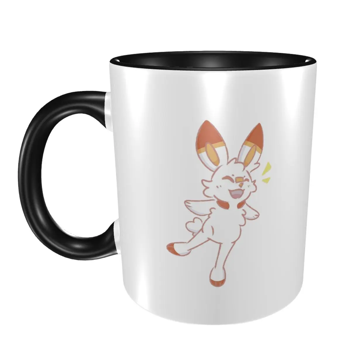 

Кружка Scorbunny, забавные керамические кофейные чашки, чайные кружки, чашка для молока, посуда для напитков, подарки для женщин и мужчин