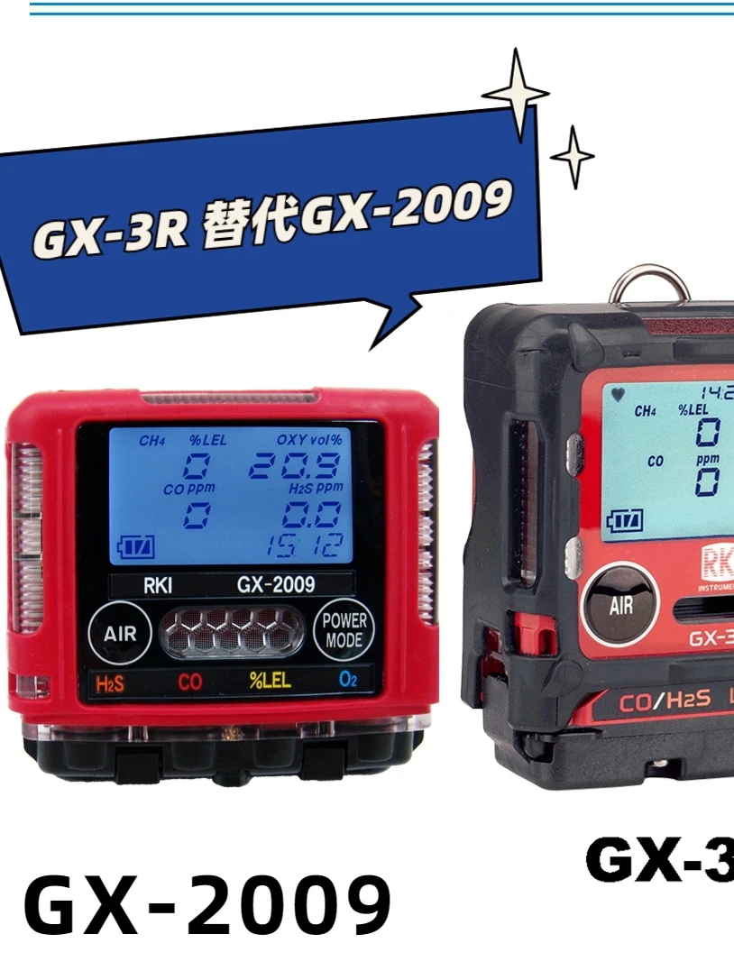 Japan Marine Tester   Personal gas detector RKI GX3R  GX8000