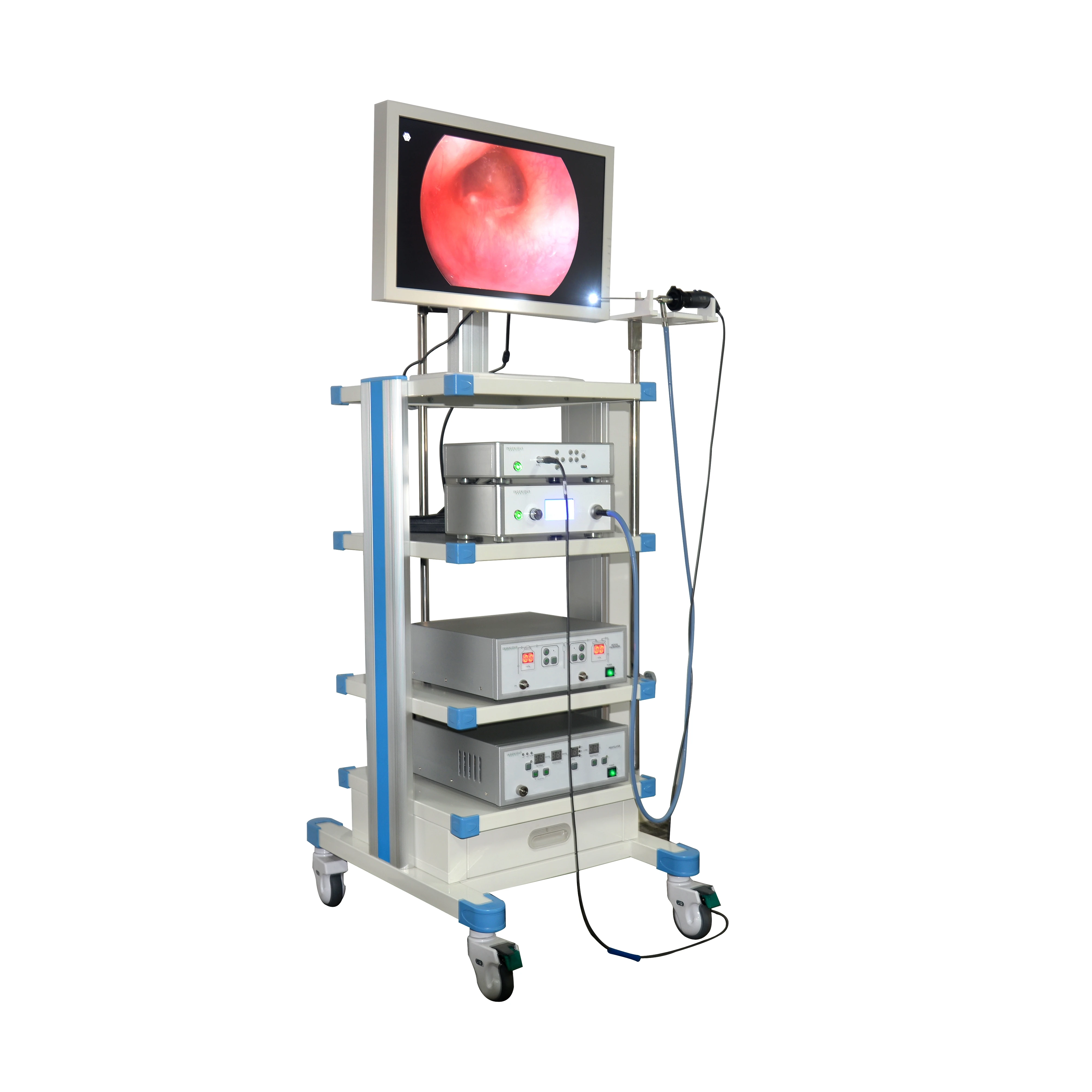Factory Price Hospital Clinical Medical Trolley Cart/Tower/Endiscioy Module