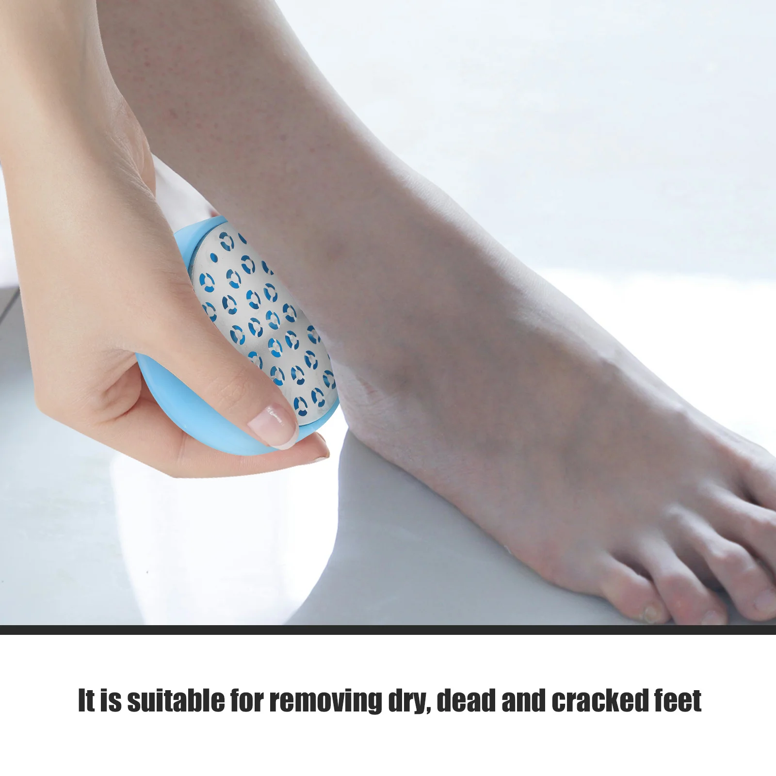 

Portable Manual Foot File Stainless Steel Calluses Remover Dead Skin Cleaner Pedicure Foot Scrubbing Tool Feet Calluses Remover
