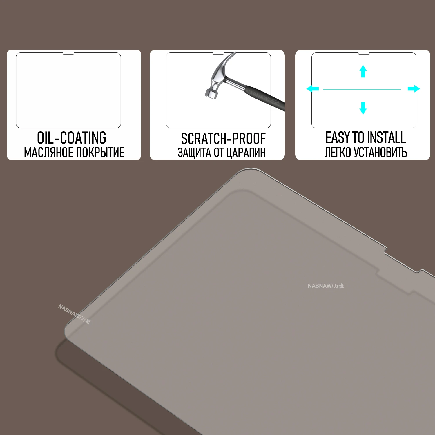 On Oneplus Pad 4 Tempered Glass Film Screen Protector For Oneplus Pad4 13.2-inch HD Damage-Proof Film Easy To Install 2-Pack
