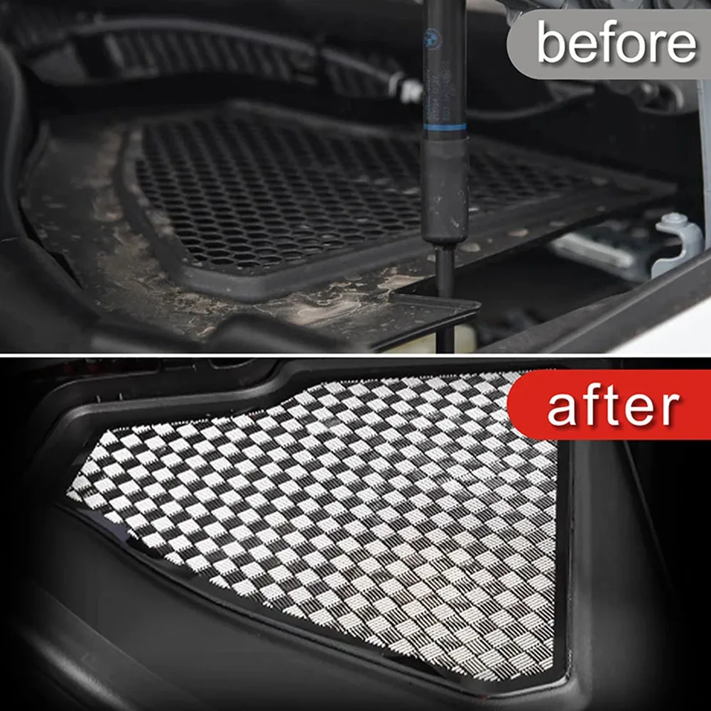 

Stainless Steel Mesh Engine Dust Screen For Car Exterior Styling Engine Compartment Decoration Cover Wear Resistance Material