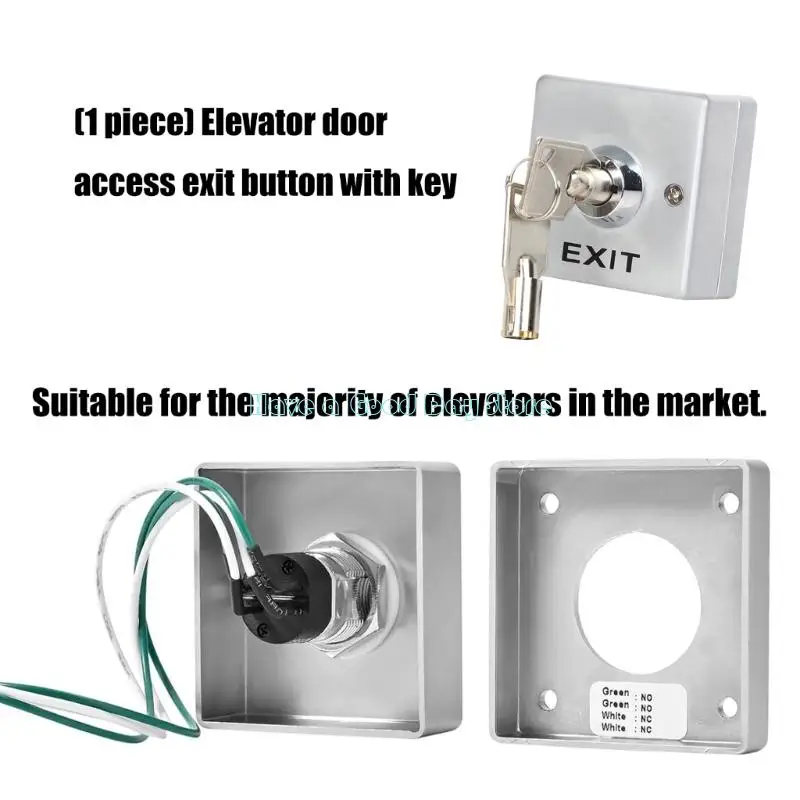 462D Global Access Control Button Highlighting Authorization For Easy Installation In Various Constructions