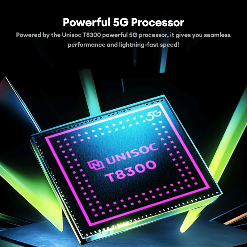 Versión Global Nubia Neo 3 5G teléfono móvil 50MP cámara 6000 mAh batería 6,8 ''120Hz 33W carga NFC Unisoc T8300 octa-core NFC