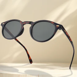 Small Round Sunglasses Stylish Sunglasses for Men and Women Retro Classic Multi-Style Selection Traveling Shopping Hiking UV400