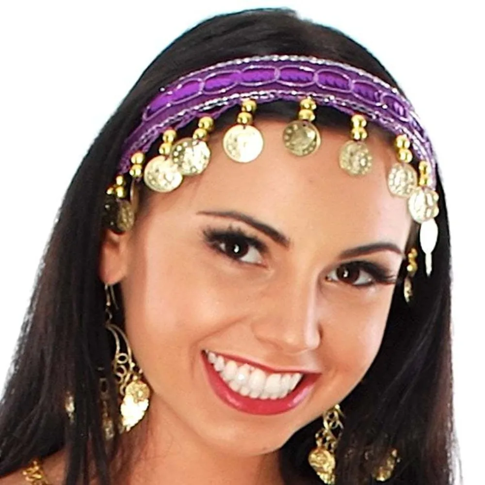 Fashion Plastic Hair Hoop Multicolored Ethnic Headpiece Headband Indian Dance