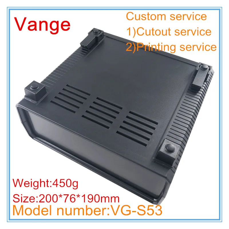 Vange PCB project box 200*76*190mm ABS plastic junction box device enclosure