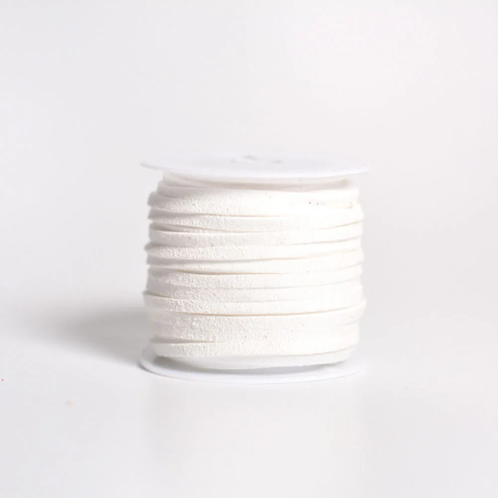 

4pcs 5Meters Diy Artificial Suede Cord Flat Elastic Strap String For Beading Bracelet Necklace Jewelry Making Wide Application