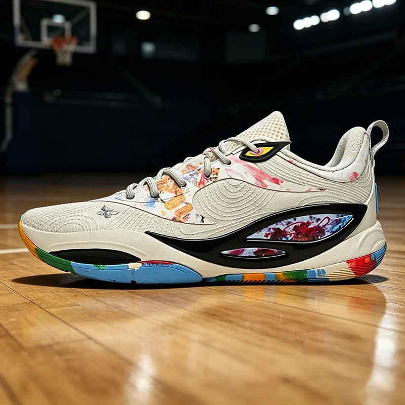 New Cool Basketball Shoes For Men Women Pink Sport Shoes Unisex Low Top Basketball Shoe Couples Hard-Wearing Outdoor Sneakers view 5