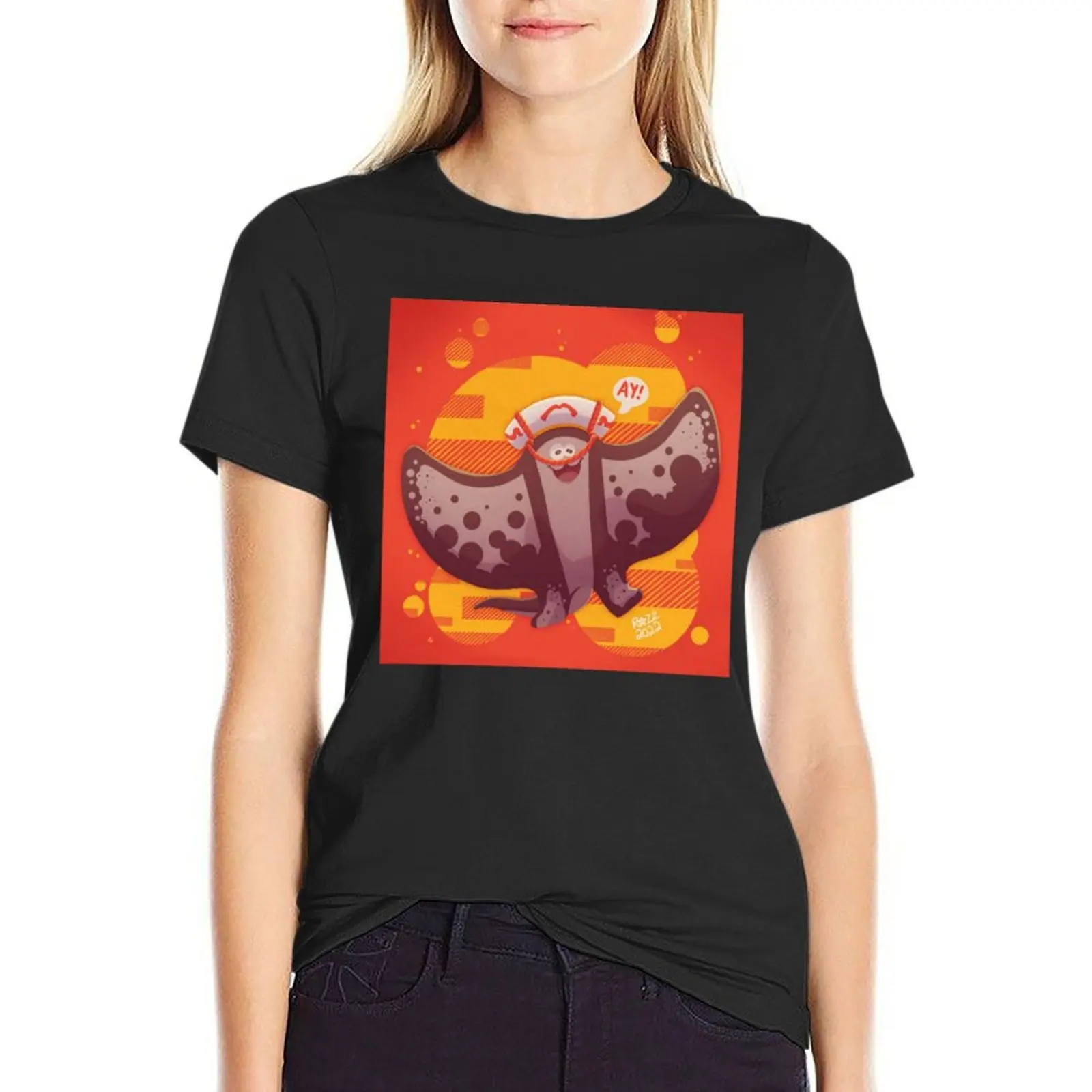 

Big man cute T-Shirt animal print graphics customizeds t shirts for Women