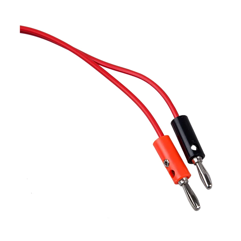 【Rushed】3X Alligator Clip To Banana Plug Probe Cable Test Lead 90Cm 3Ft