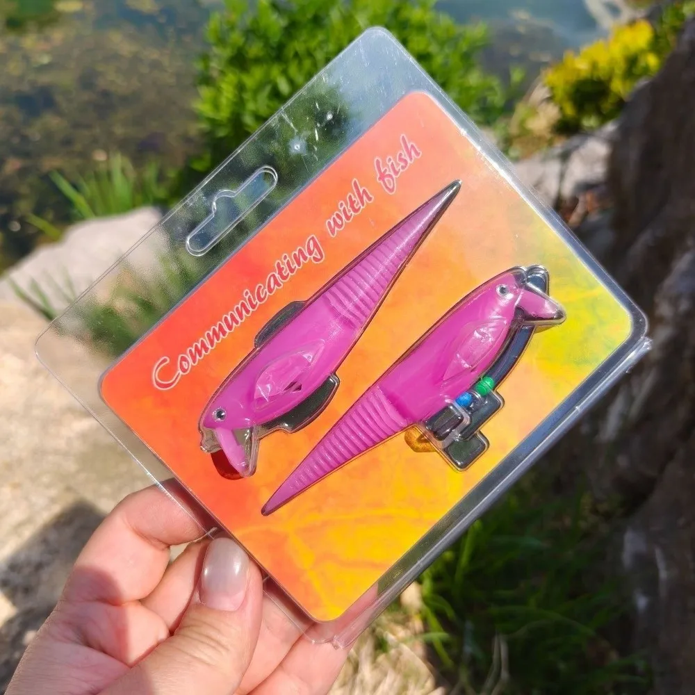 2pcs TPE Material Soft Swimbait 2PCS Pack High Elastic Segmented Swimbait Soft Texture Adjustable Fins Needle Tail Lure