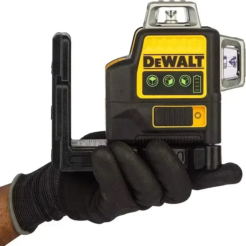 Dewalt DW089LG 3 стороны * 360 градусов Вертикальная литиевая батарея 12 В 12 линий лазерный уровень Горизонтальный измеритель уровня зеленого света для улицы