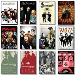 Singer Paramore 2023 Tour Music Album Cover Poster and Prints Canvas Painting Wall Art Pictures Room Home Bar Cafe Decor Gift