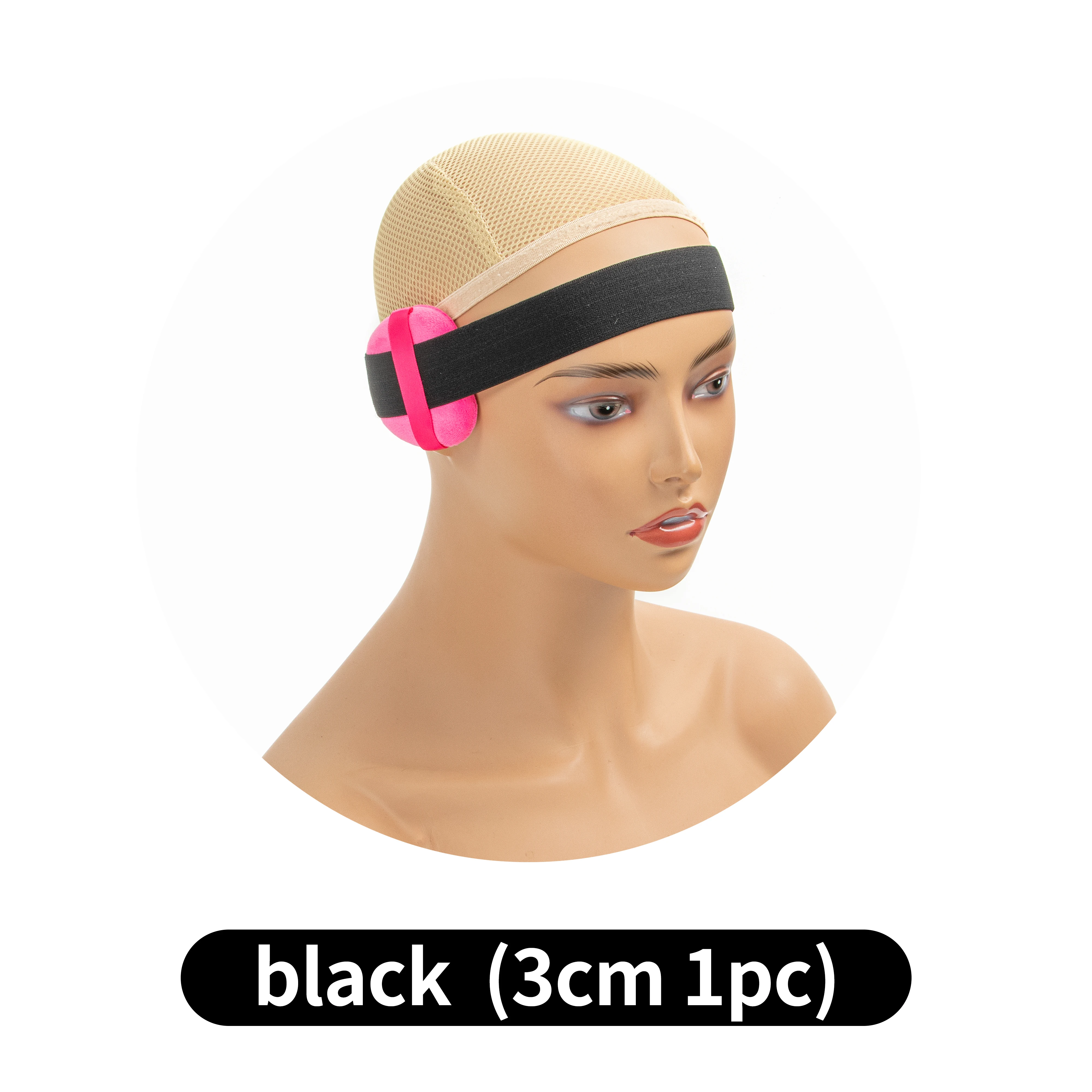 Elastic Band With Logo Edge Melt Band With Ear Protector For Lace Wigs Personalized For Laying Lace Edge Slayer Hair Band