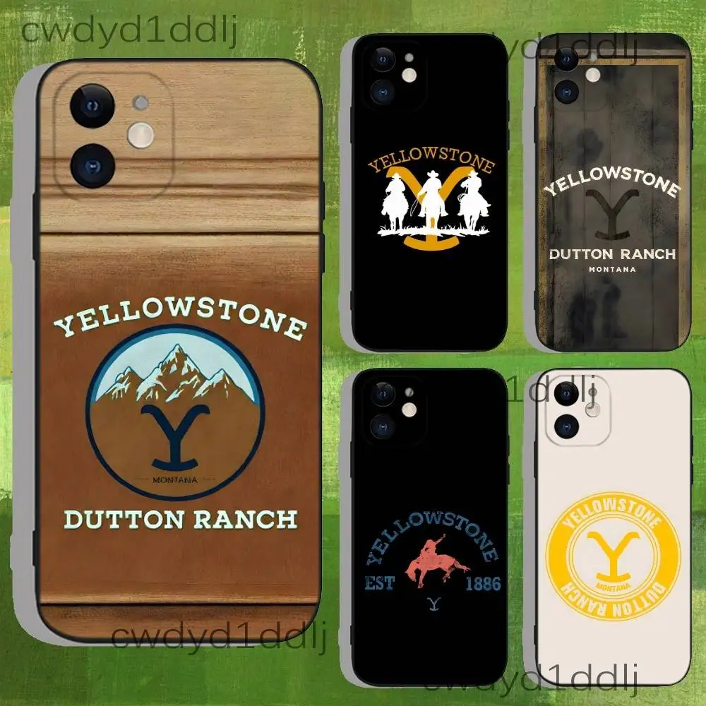 

Y-Yellowstone D-Dutton LOGO Phone Case For iPhone 17,16,15,11,12,14,13 Pro Max Mini XS,XR,7 Plus 16E Air Shockproof Soft Cover