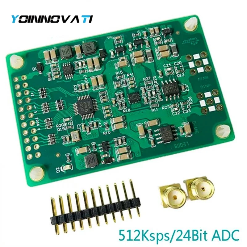ADS127L01 24-bit High Speed ADC Module 512kSPS Sampling Rate ±10V Analog Input Data Acquisition Board