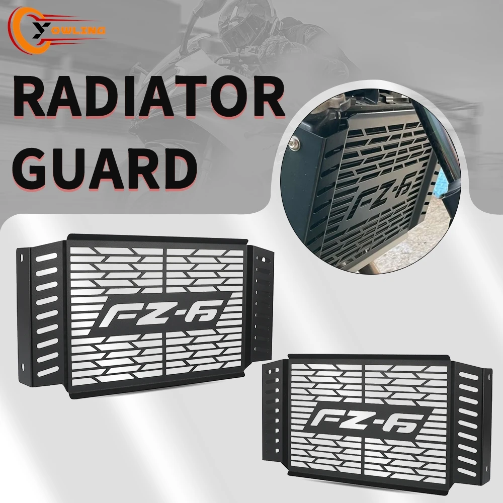 

FOR YAMAHA FZ6 FAZER FZ-6 FZ 6 Fazer 2007 2008 2009 2010 Motorcycle Radiator Grille Cover Guard Protection Protetor Accessories