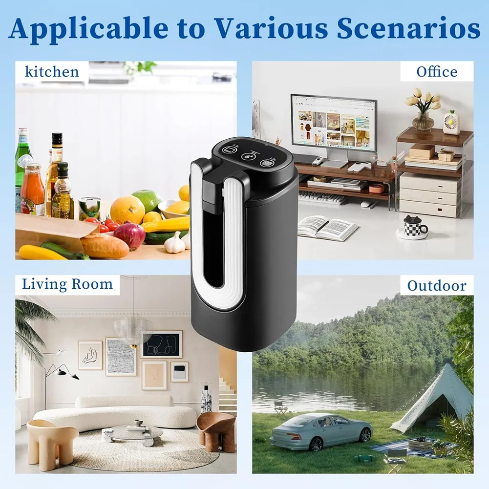 T27C Water Bottle Pump Automatic Water Dispenser for 5 Gallon Bottle Type-C Charging Portable Electric Water Dispenser Pump