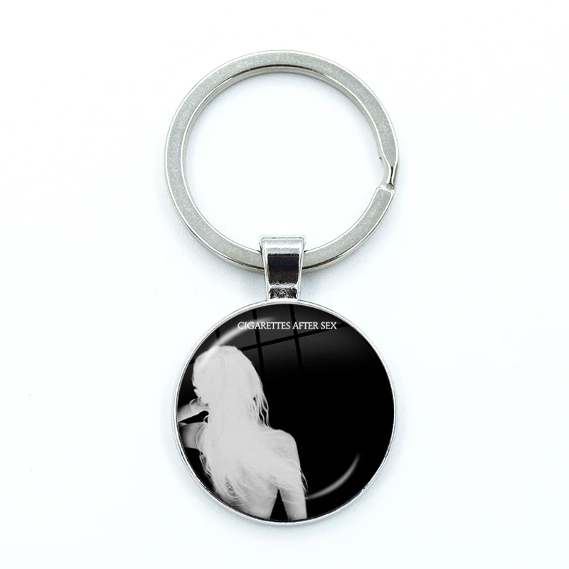 cigarettes after sex necklace Cigarettes After Sex It's Affection Always Your Lips My Lips Glass Pendant  Keychain Jewelry Charm Bag Souvenir Key Ring