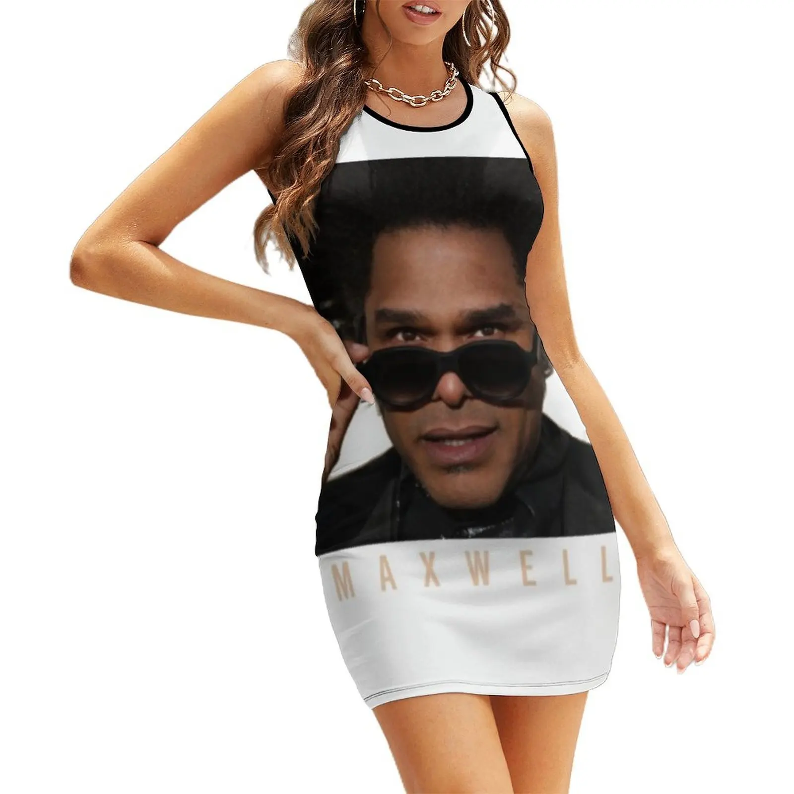 

Maxwell the night Sleeveless Sundress women's elegant loose dresses dress women summer Summer women's clothing