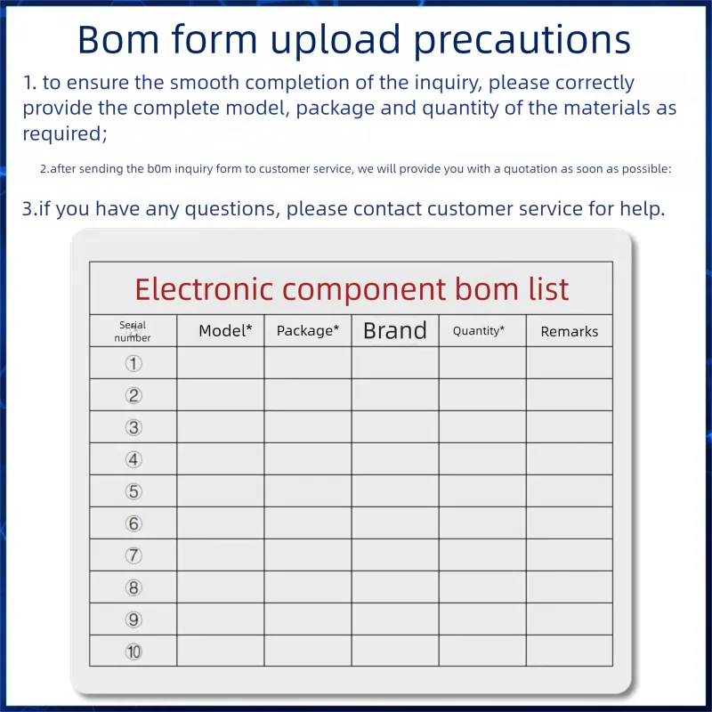 

One-stop component BOM component procurement link