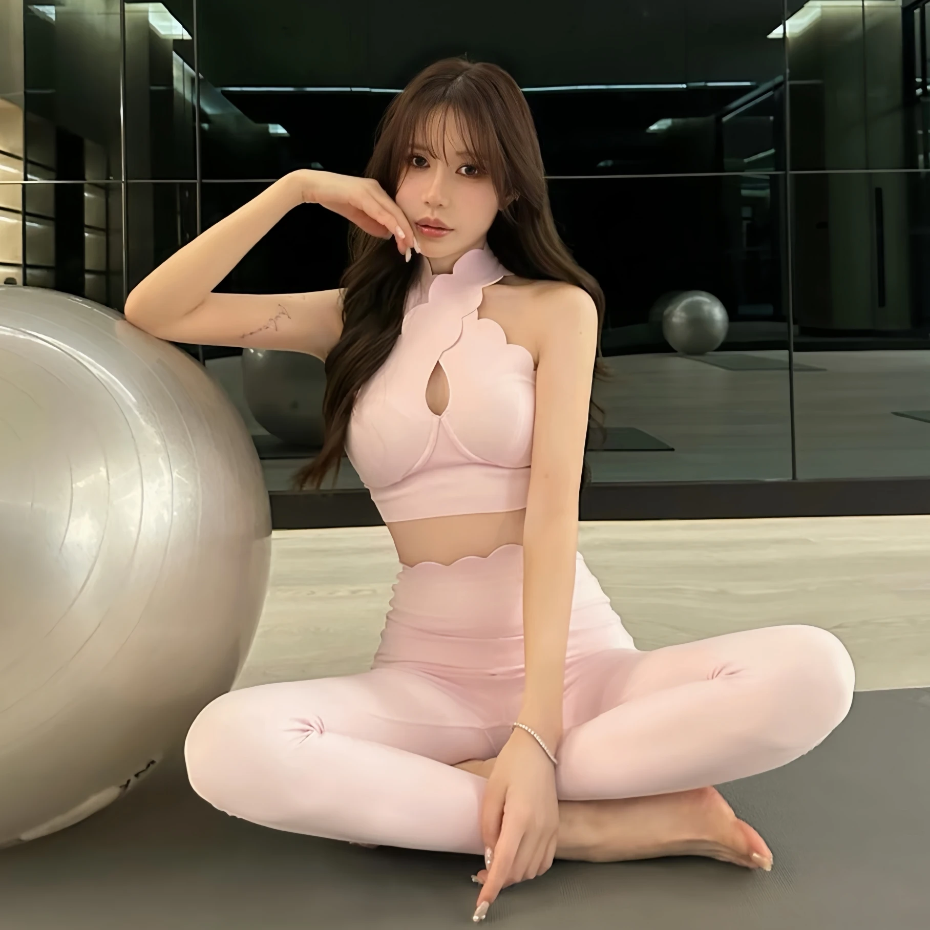2024 1/2/3Pcs Yoga Set Women Gym Sportswear Sport Bra Sexy Beauty Back Workout Tops High Waist Yoga Pants Hip Lift Gym Leggings