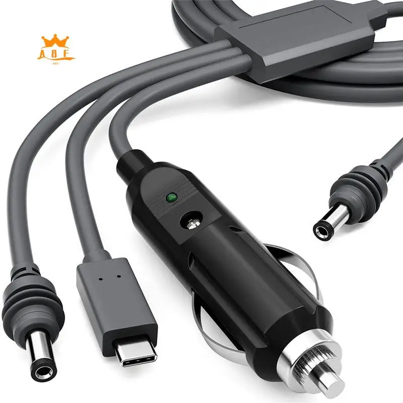 a08e-for-starlink-mini-3-in-1-dc電源ケーブル-16フィート、usb-c-12-24vシガーライタープラグ＆dcオスコード入力電源ケーブル