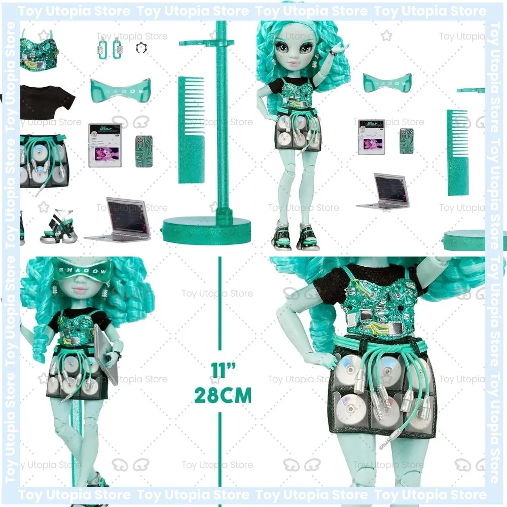 Figura de Acción Coleccionable Original de la Banda Rainbow High, Muñeca de Juguete Sorpresa para Niños