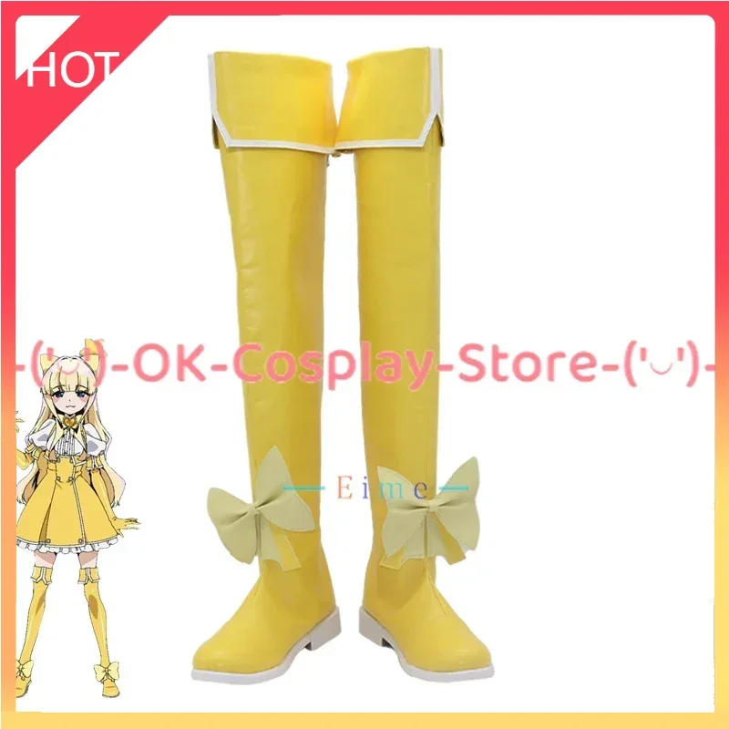 Anime Gushing Over Magical Girls Tenkawa Kaoruko Cosplay Shoes PU Shoes Halloween Carnival Boots Cosplay Prop Custom Made