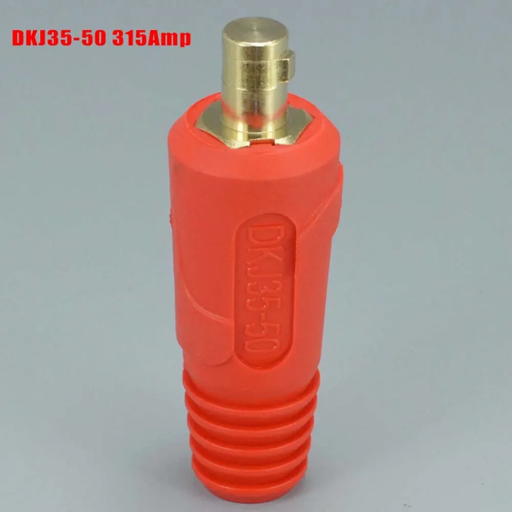 2Pcs 315A DKJ35-50 Electric Socket Welding Machine Quick Fitting Cable Connector Plug TIG Welding Cable Panel Connectors Plug