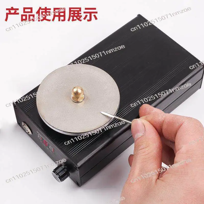 220V Adjustable Speed Electric Knife Sharpener, 0-3000RPM 70MM Grinding Wheel for DIY Carving Tool Polishing