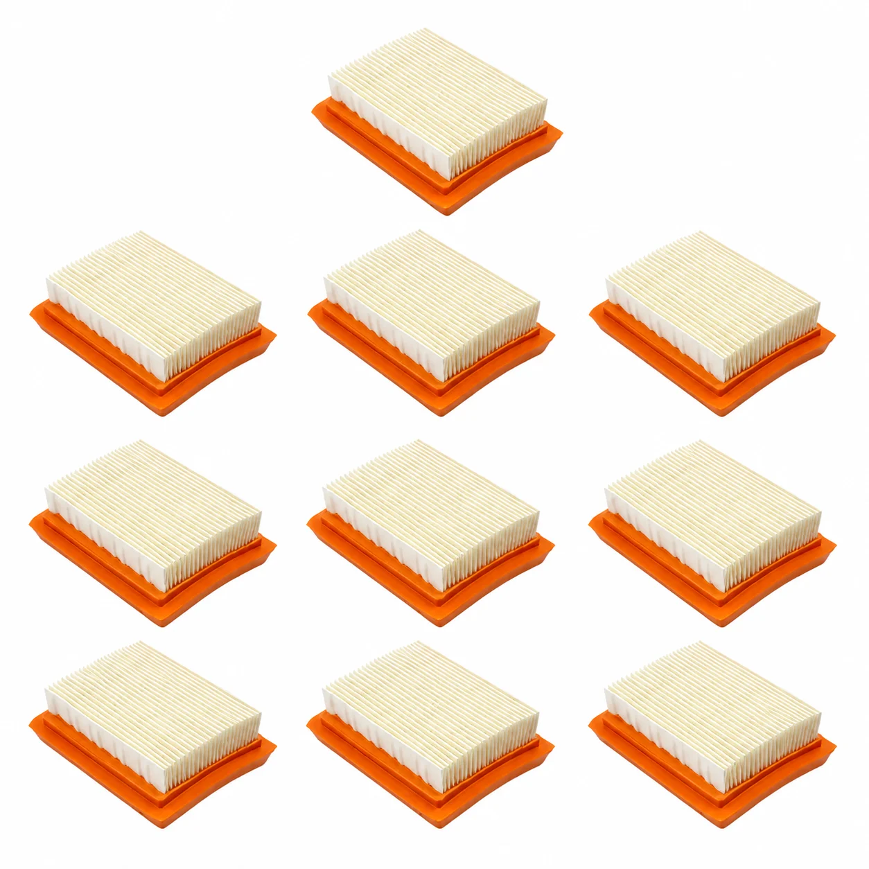 10Pcs Air Filter Cleaner Kit for Stihl FS120 FS200 FS250 FS300 FS350 FS400 FS450 Trimmer Brushcutter Replacement 41311410300