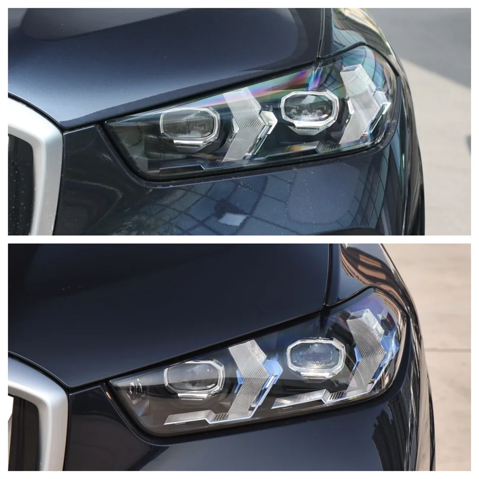 

For BMW X5 X6 2023 2024 2025 Headlamp Cover Transparent Lamp Shade Headlight Shell Lens Plexiglass