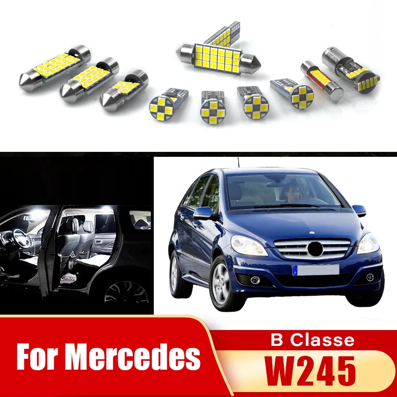 

Car LED Bulbs For Mercedes Benz B Classe W245 B180 B200 12v Interior Reading Lamp Trunk Glove Box Lights Accessories