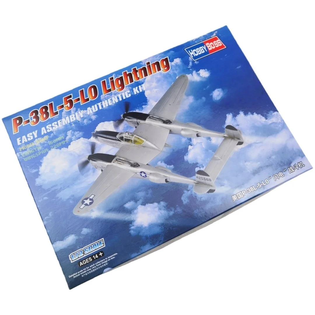 TRUMPETER 1/72 P38L-5-L0 Lightning Fighter Plastic Assembly Puzzle Model