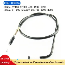 Motorcycle Clutch Control Cable Wire Line For Honda VT 600 Shadow Custom 1993-2008 NV400 Steed 400 1992-1998 Motor Accessory