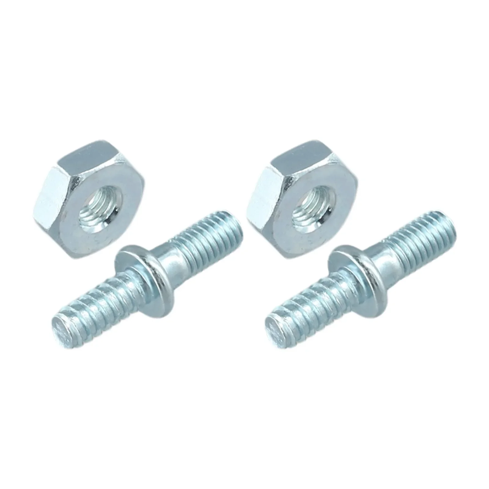 2Pairs Bar Studs & Nuts For MS170 MS180 MS210 MS230 MS250 Chainsaw Chainsaw Silver Tool Parts Garden Power Tool