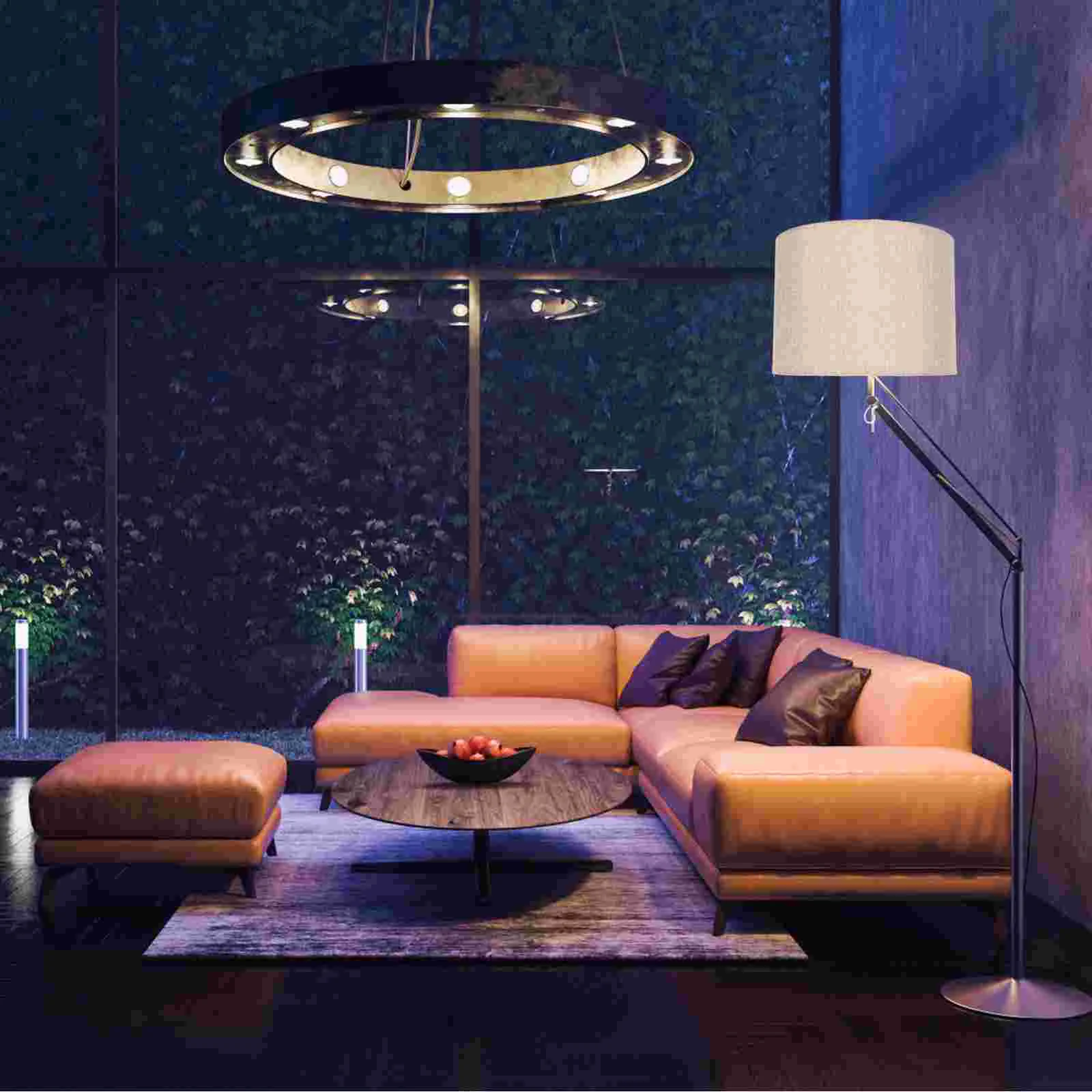 Lampshade Light Covers Ceiling Decor Metal Shades Fabric Small Chandelier Linen Vintage