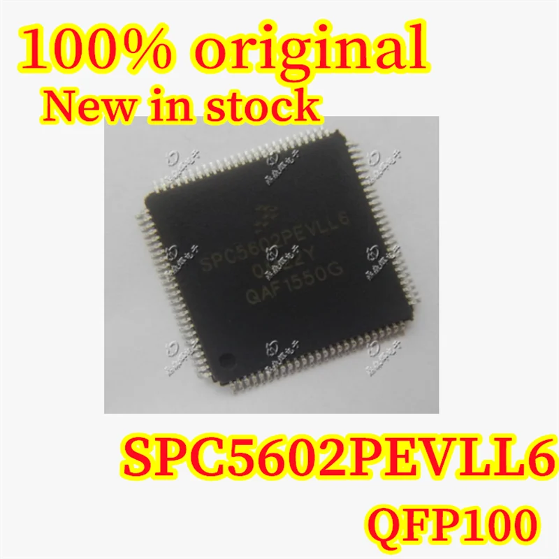 (1/5PCS) SPC5602PEVLL6 QFP100 32-bit microcontroller chip. 100% brand new, in stock, with fast shipping.