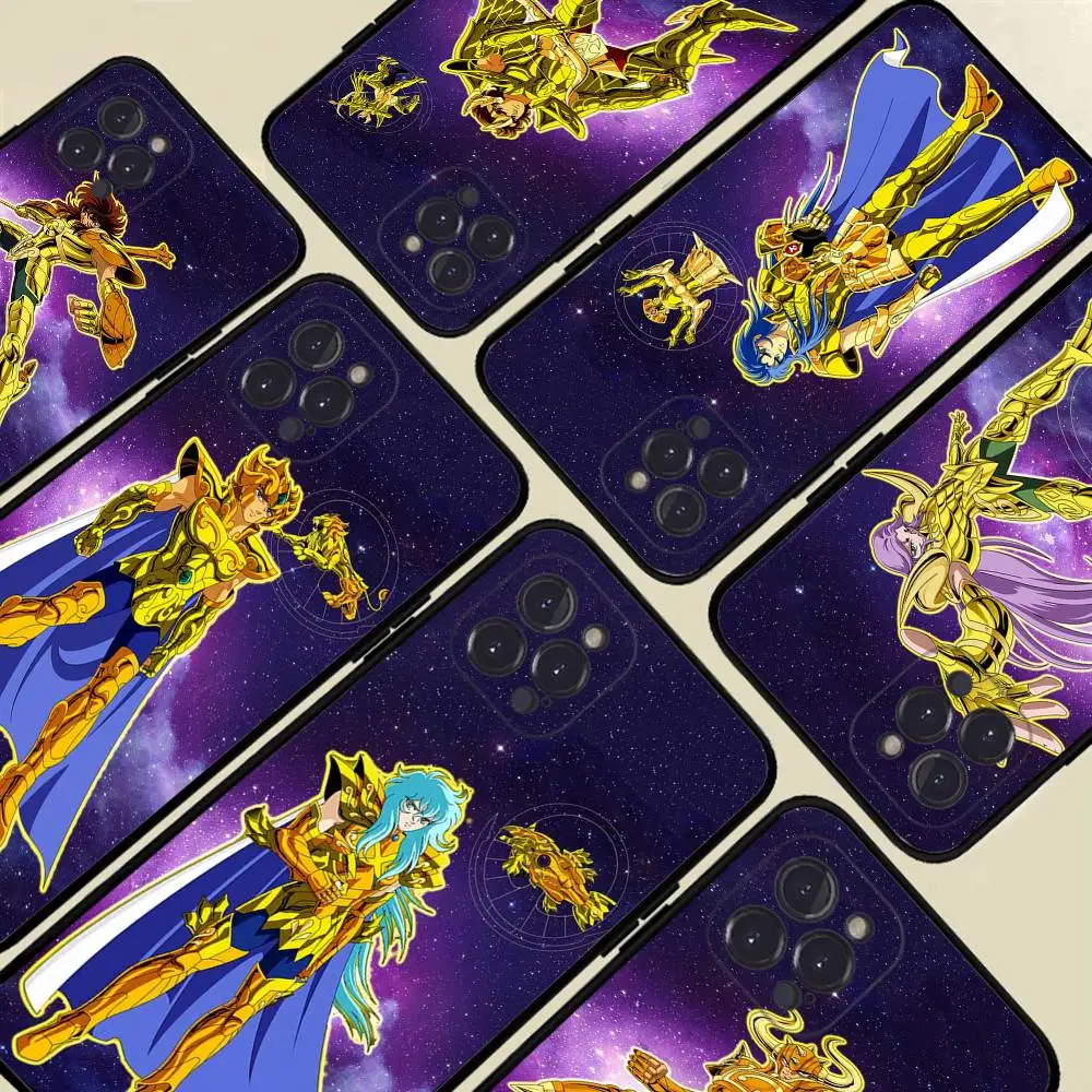 Funda Transparente S-Saint S-Seiya Omega para iPhone 17 16 15 14 13 12 11 Pro Max Plus mini