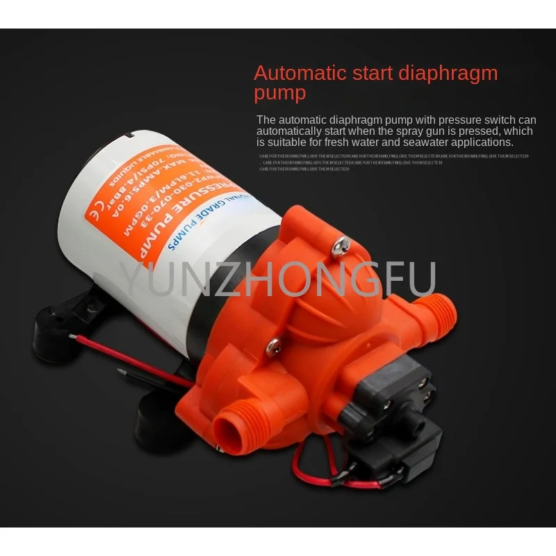 12V24V deck flushing  kit car washing  flushing  diaphragm pump portable cleaning kit