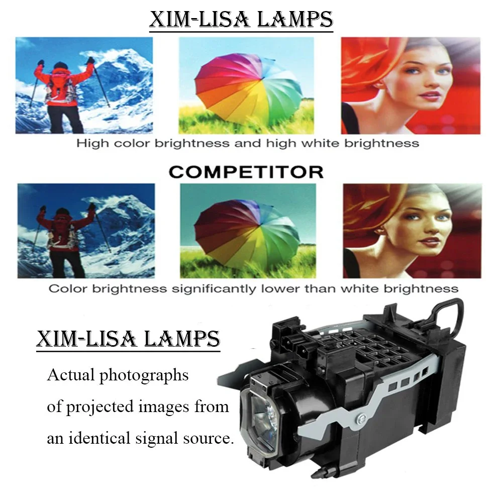 Lámpara de TV XL2400 XL-2400, para SONY KDF-46E2000, KDF-50E2000, KDF-50E2010, KDF-55E2000, KDF-E42A10