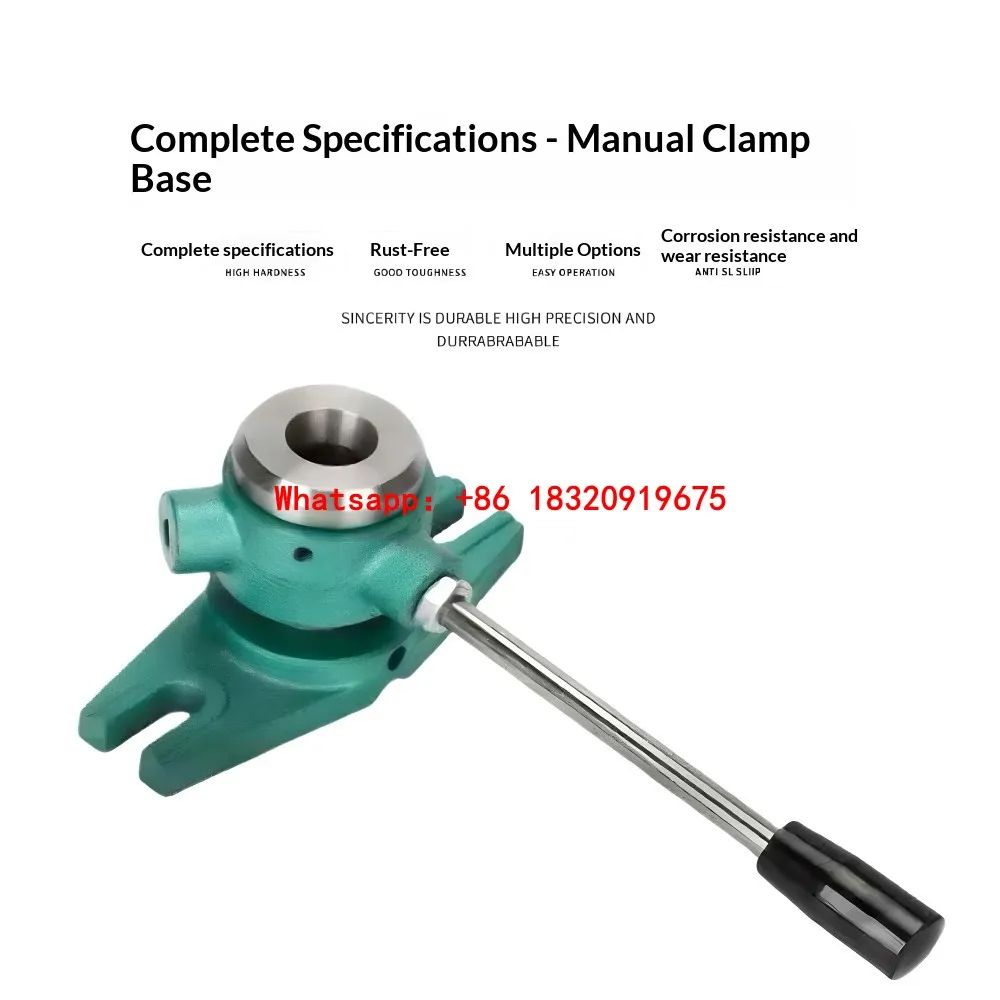 Cyclmotion Manual Quick-Clamping Vertical Collet Fixture Base (for Precision Lathes, Drilling, and Tapping) – Models 15/20/25/32