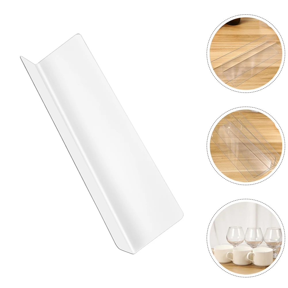 

10pcs Classification Dividers Clear Shelf Separators L Shape Organizers Retail Store Closet Cabinet Inserts Plastic Divider