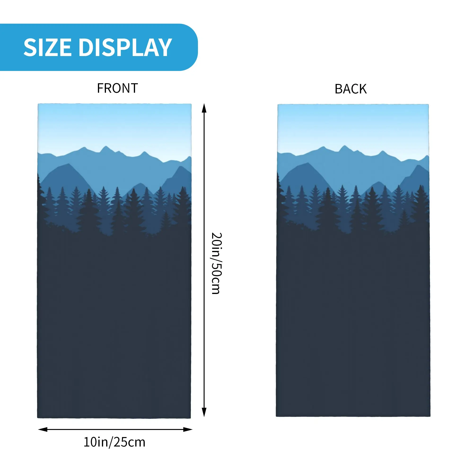Custom Scenery Motor Images Bandana Neck Warmer Women Men Winter Ski Tube Scarf Gaiter  Face Cover