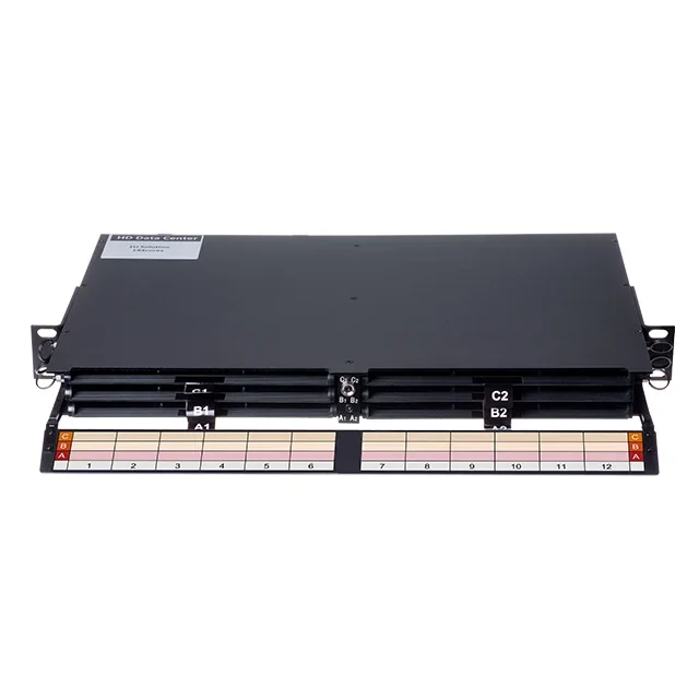 1U 19inch rack mount enclosure iber optic cable Patch Panel 144 Port odf 1u rack mount chassis 1u panel communication equipment