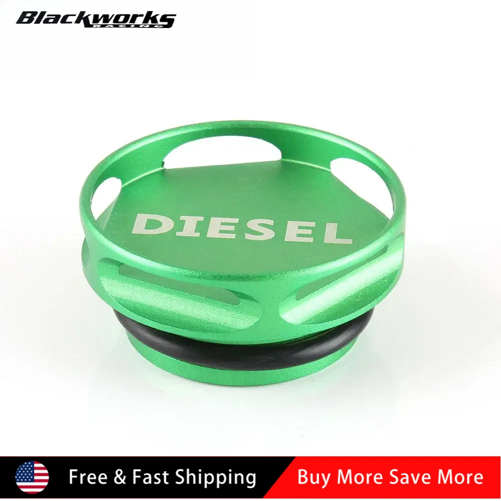 La tapa del tanque de combustible modificada para coche es adecuada para Dodge Ram Diesel 2013-2018, tapa diésel y tapa de aleación de aluminio