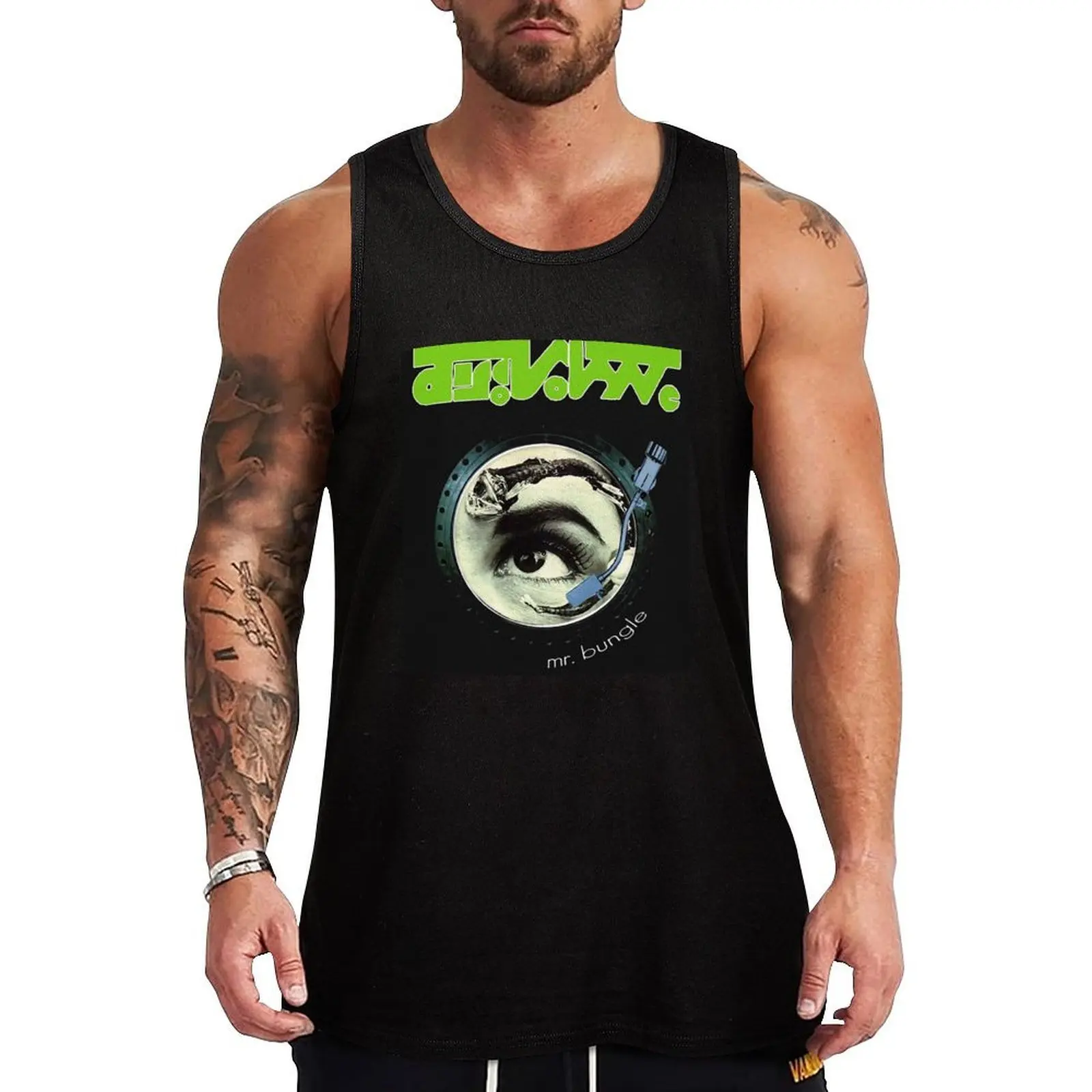 

mr bungle Tank Top Bodybuilding shirt running shirt underwear Men's sleeveless t-shirt anime gym