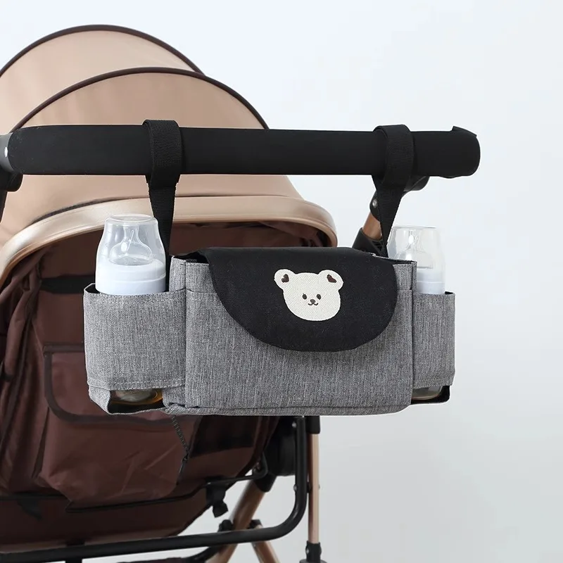 Stroller Bag Pram Organizer Baby Accessories Cup Holder Cover Newborns Trolley Portable Travel Car Bags For Carriages Universal